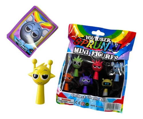 10 Figura De Sprunki Sobre Sorpresa Coleccionables