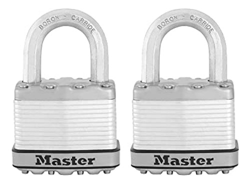 Master Lock M5xt Magnum - Candado Para Exteriores Con Llave Color Silver