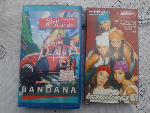 Vhs Bandana Lote 2 Popstars Vivir Intentando No Erreway Tini