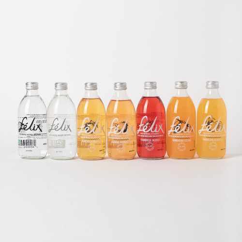 Soda 100% Natural Félix Schorle De Guayaba 355ml (24 Pack)
