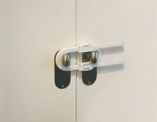 Imagen 6 de 6 de Traba Puerta Manija Love 8851 Seguridad Bebe X1u