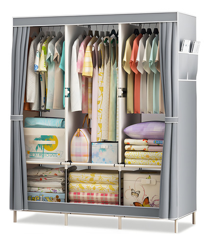 Guardarropa Ropero Organizador Armario Closet Rack Portatil