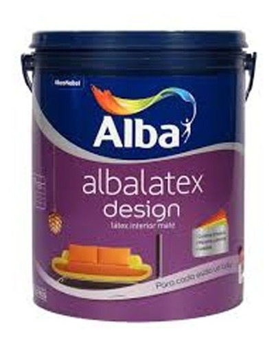 Albalatex Design Látex Color Interior Mate X 1 Lts Alba