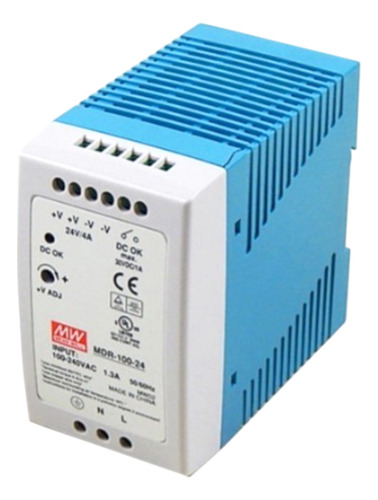 Fuente De Poder Input 100-240vac 24vdc / 4 Amp