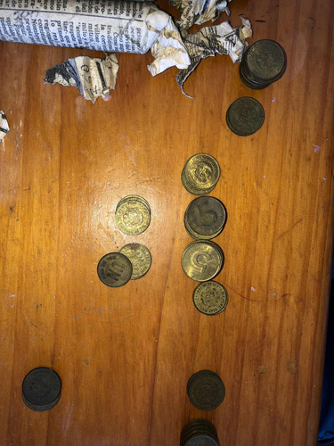 Moneda 5 Soles Oro Ve Fotos Leer Descripción Set X 4 Antigua (Usado)