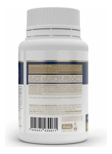 Vitamina D3 2000ui Vitafor Com T C M 60 Cápsulas De 500mg