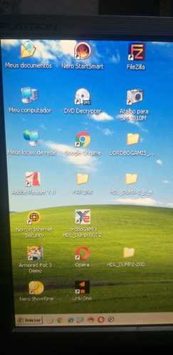 Computador Pentium 4 E Monitor LG 15 De Tubo Funcionando