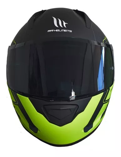 Casco Para Moto Mt Helmets Stinger Ff105b New Gp Amarillo