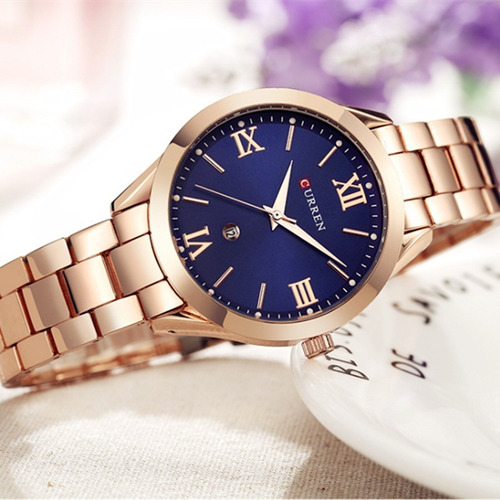Reloj Curren Elegant Casual Metallic para mujer