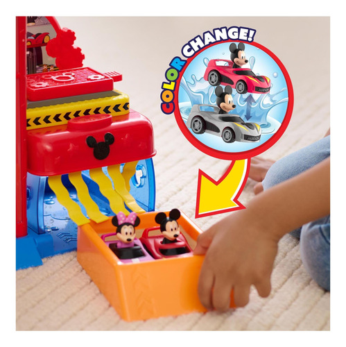 Disney Junior Mickey Mouse Ready Para Correr Garaje De Autos
