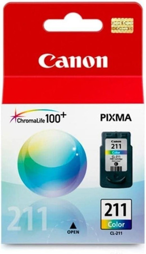 Imagen 2 de 3 de Cartucho Canon Cl-211 Clr, Inyección De Tinta