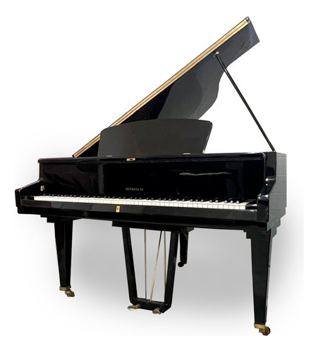 Piano De Cauda Acústico Alemão Ronisch Black Piano Preto (Usado)