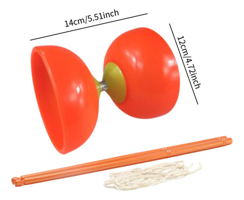 Juego De Diábolo Chino De Yoyo Con Triple Rodamiento,