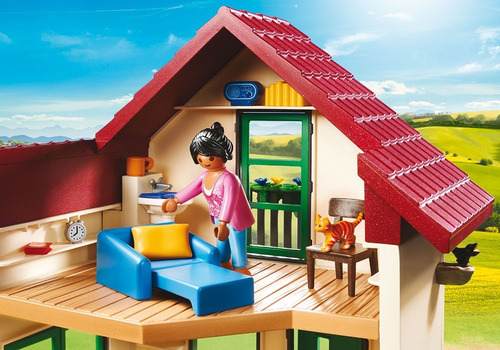 Playmobil 70133 Country Casa De Campo Con Animales Intek