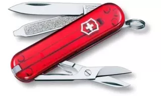 Navaja Victorinox Classic Sd Rojo Transparente