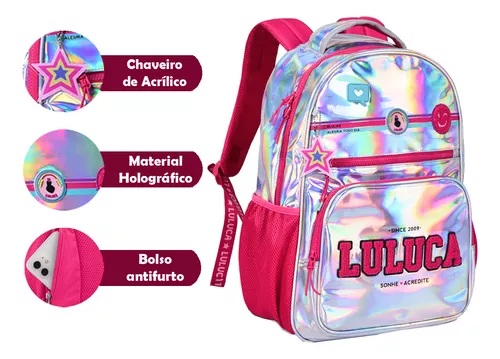 Bolsa Holográfica Luluca- Clio - Lojas Quanta Coisa