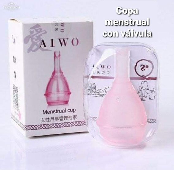 paquete estéril & válvula de descarga vacía tu copa sin quitártela rosado AIWO copa menstrual talla grande copa menstrual organica hecha para mujeres que no han tenido hijos