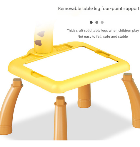 Projection Drawing Board Yellow Deer For Kids
