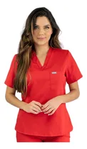 Comprar Blusa Mujer Cloth Industrial Antifluidos Stretch Rojo