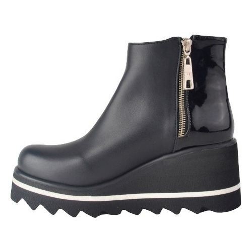 Imagen 5 de 10 de Botinetas Botas De Mujer De Cuero Livianas Pia - Ferraro