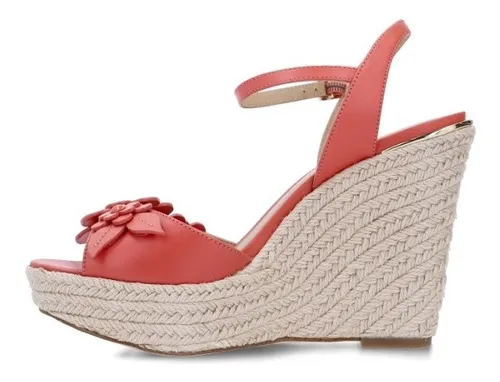 Alpargata Michael Kors Flora Wedge Pink Mujer 40s0flhs3l