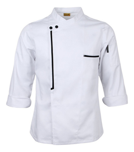 Chamarra De Chef Retro Abrigo Uniforme Cocina Ropa De