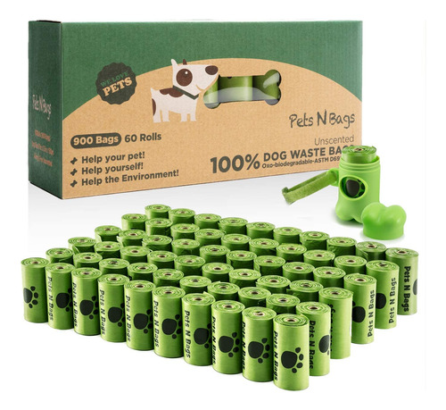 Bolsas Earth Friendly Pets N Para Residuos De Perro, Rollos