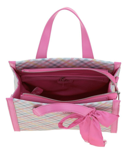 Bolsa Satchel Barbie Gorett Br25018-c Color Blanco