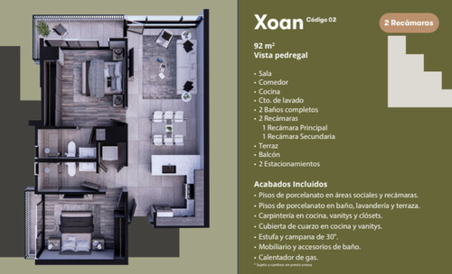 Vendo Departamento En Bulevar Cuauhtémoc, 92m2 Xavia