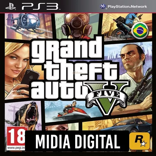 Jogo Grand Theft Auto Gta V Gta 5 Ps3 #frete Grátis#