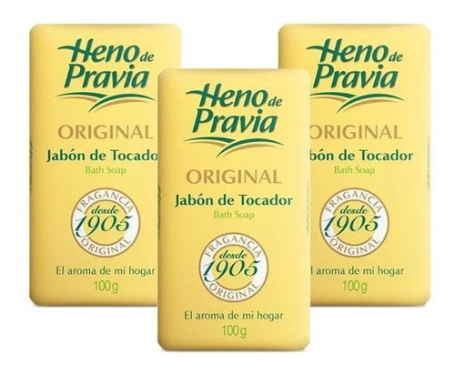 Jabon Heno De Pravia 100 Gr 3 Unidades