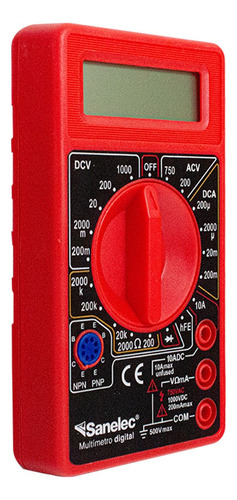 . Multimetro Digital Lcd Portatil 10a Ca/cd Profesional