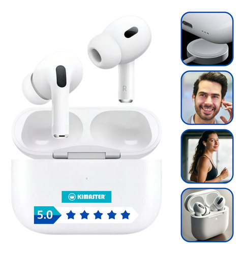 Fone Bluetooth Tws Kimaster 5.3 Original Som Estéreo