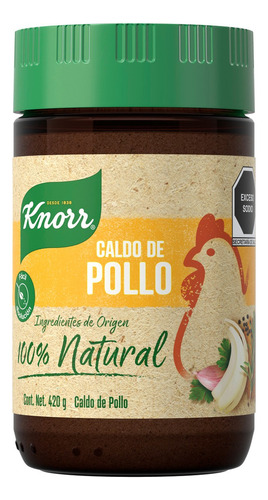 Caldo Knorr De Pollo100% Natural 420g