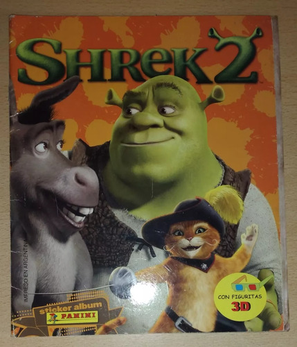 Álbum De Figuritas Shrek 2 Tiene 14 Figuritas Pegadas