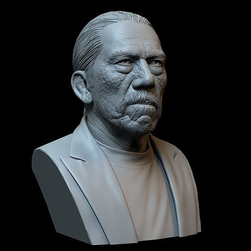 Archivo Stl Impresión 3d - Danny Trejo - Sid Naique