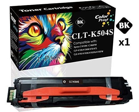 (1-pack, Negro) Compatible K504s 504s Cartucho De Tóner Clt-