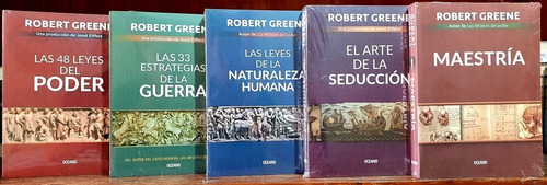 5x1 Libros Robert Greene ( 48 Leyes Del Poder ) Naturaleza 