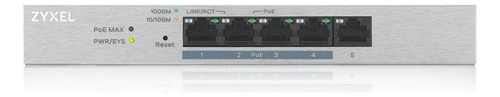 Switch Poe+ Administrado Web De 5 Puertos Gigabit Ethernet