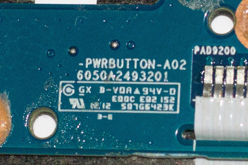 Botón Encendido Hp 1000-1220la 6050a2493201 (Usado)
