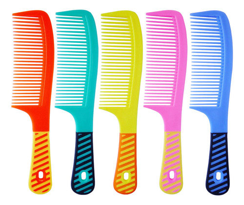 Combs De 5 Pcs Para Mujeres, Juego De Peinadores De Dientes,