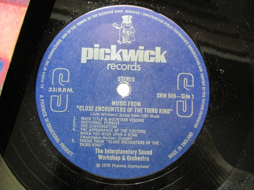 Music From Close Encounters Of The Third Kind (pickwick Eng)