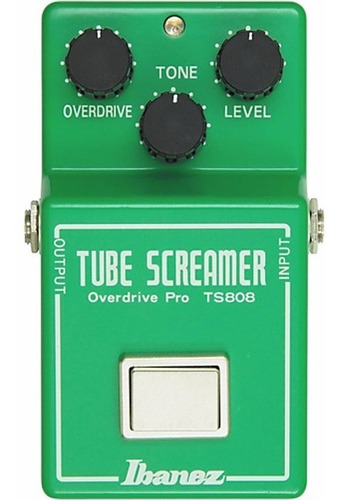 Ibanez Ts808 Tube Screamer Overdrive Pedal Efecto Guitarra Color Verde