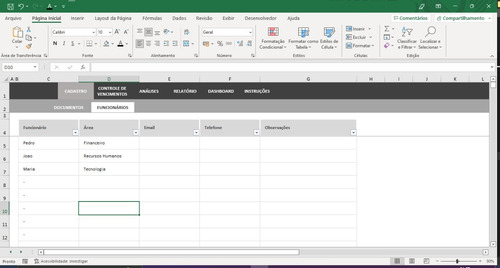 Controle E Gestão De Vencimento De Documentos Em Excel