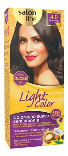 Tonalizante Light Color Salon Line 4.0 Castanho Medio