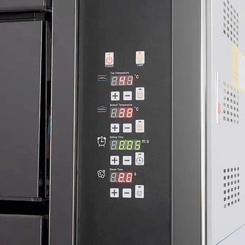 Horno De Gaveta Profesional Acero Inox 2 Charolas Con Vapor