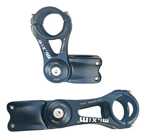 Potence Vélo 31,8 Mm - Longueurs 70 à 110 Mm, Angle 35°, Compatible VTT, Route, BMX, En Alliage Aluminium Renforcé