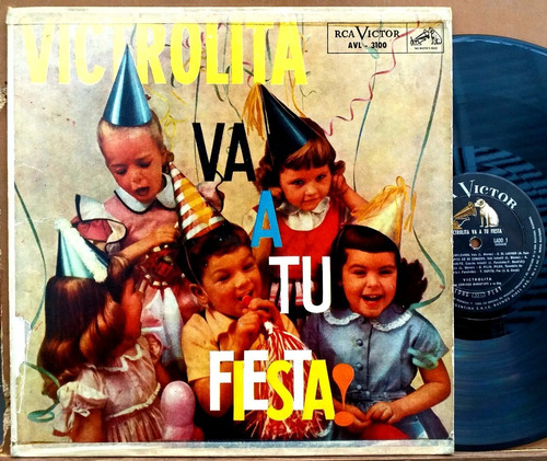 Victrolita - Va A Tu Fiesta - Lp Vinilo Infantil Año 1957