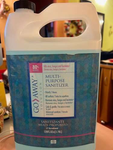 Go Away Solution Sanitizer 3.78l
