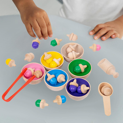 Bolas Para Niños En Tazas Juguete Montessori Clasificación